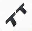 Logo Audi TT Noir Finition Coffre 4,2cm