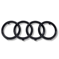 Logo Badge Anneaux Audi Noir Avant Arrière - vue arrière - Becquet Voiture