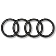 Logo Badge Anneaux Audi Noir Avant Arrière