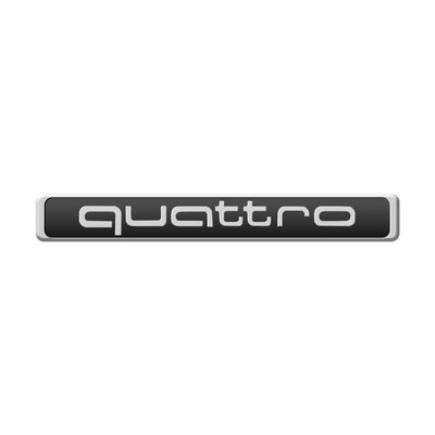 Logo Badge Audi Moteur 1.8T 2.0T 3.0T V6 V8 V10 - détail du montage 2 - Becquet Voiture