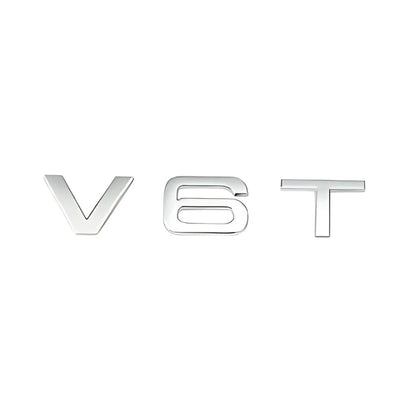 Logo Badge Audi Moteur 1.8T 2.0T 3.0T V6 V8 V10 - détail du montage - Becquet Voiture