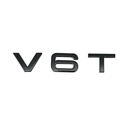 Logo Badge Audi Moteur 1.8T 2.0T 3.0T V6 V8 V10 - en situation 3 - Becquet Voiture