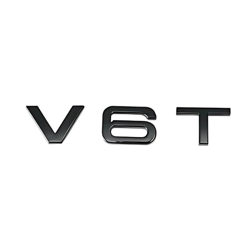 Logo Badge Audi Moteur 1.8T 2.0T 3.0T V6 V8 V10 - en situation 3 - Becquet Voiture