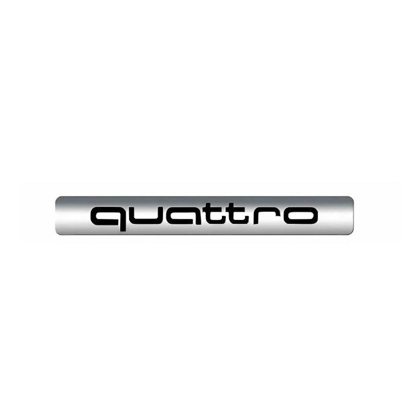 Logo Badge Audi Moteur 1.8T 2.0T 3.0T V6 V8 V10 - packshot studio 2 - Becquet Voiture