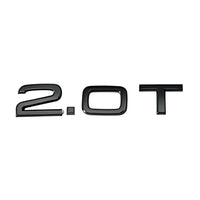Logo Badge Audi Moteur 1.8T 2.0T 3.0T V6 V8 V10 - packshot studio 3 - Becquet Voiture