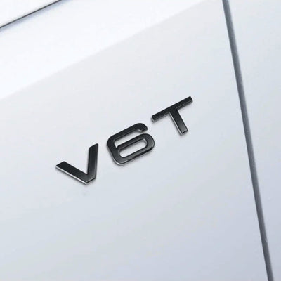 Logo Badge Audi Moteur 1.8T 2.0T 3.0T V6 V8 V10 - vue arrière - Becquet Voiture