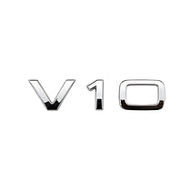 Logo Badge Audi Moteur 1.8T 2.0T 3.0T V6 V8 V10 - vue de dessus 2 - Becquet Voiture