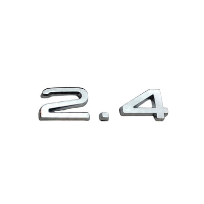 Logo Badge Audi Moteur 1.8T 2.0T 3.0T V6 V8 V10 - vue de dessus - Becquet Voiture
