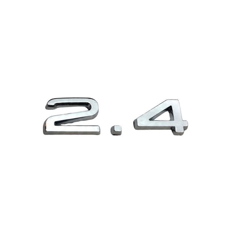 Logo Badge Audi Moteur 1.8T 2.0T 3.0T V6 V8 V10 - vue de dessus - Becquet Voiture
