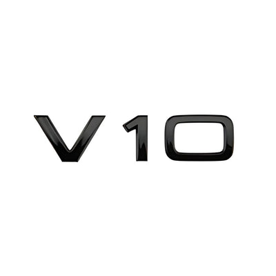 Logo Badge Audi Moteur 1.8T 2.0T 3.0T V6 V8 V10 - vue rapprochée 2 - Becquet Voiture