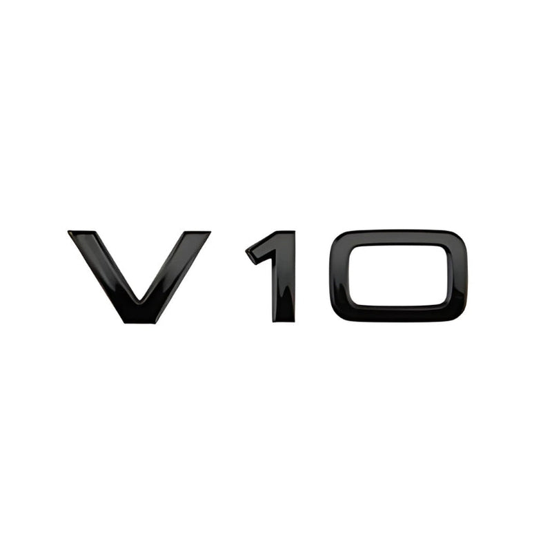 Logo Badge Audi Moteur 1.8T 2.0T 3.0T V6 V8 V10 - vue rapprochée 2 - Becquet Voiture