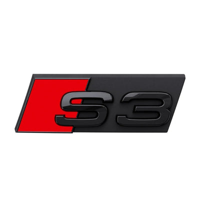 Logo Badge Audi S1 S3 S4 S5 S6 S7 S8 SQ - détail du montage 2 - Becquet Voiture