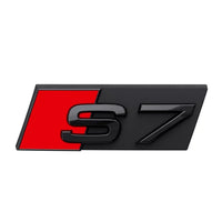Logo Badge Audi S1 S3 S4 S5 S6 S7 S8 SQ - en situation - Becquet Voiture