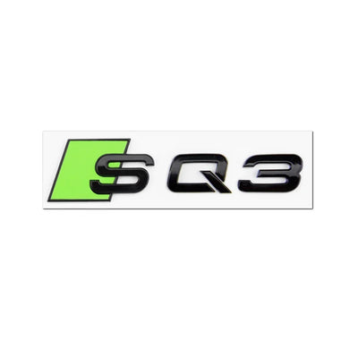 Logo Badge Audi S1 S3 S4 S5 S6 S7 S8 SQ - vue arrière 4 - Becquet Voiture