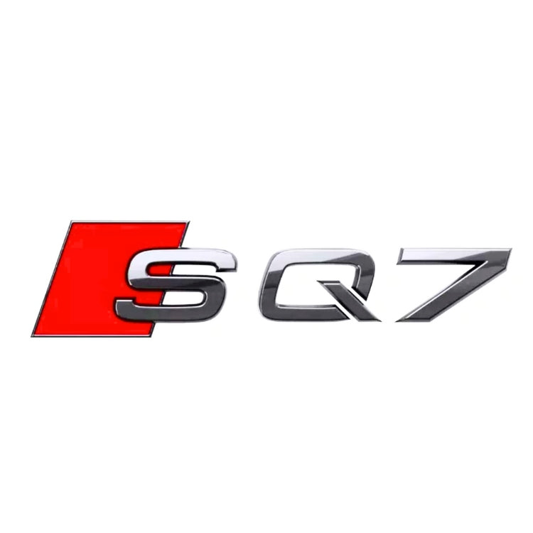 Logo Badge Audi S1 S3 S4 S5 S6 S7 S8 SQ - vue de dessus - Becquet Voiture