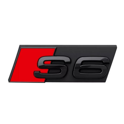 Logo Badge Audi S1 S3 S4 S5 S6 S7 S8 SQ - vue de face 2 - Becquet Voiture