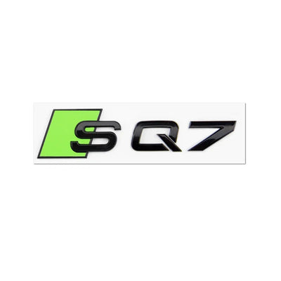 Logo Badge Audi S1 S3 S4 S5 S6 S7 S8 SQ - vue de profil 4 - Becquet Voiture