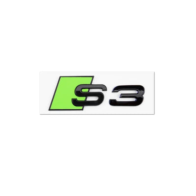 Logo Badge Audi S1 S3 S4 S5 S6 S7 S8 SQ - vue rapprochée 3 - Becquet Voiture