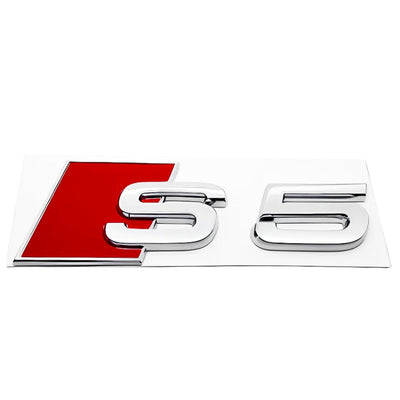 Logo Badge Audi S1 S3 S4 S5 S6 S7 S8 SQ - vue rapprochée 4 - Becquet Voiture