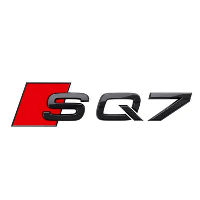 Logo Badge Audi S1 S3 S4 S5 S6 S7 S8 SQ - vue rapprochée - Becquet Voiture