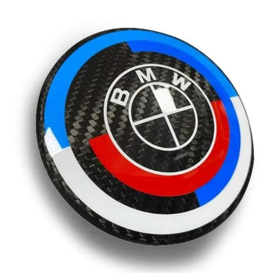 Logo BMW Carbone 50th Édition Spéciale - vue arrière - Becquet Voiture
