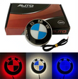 Logo BMW lumineux LED arrière 8,2 cm - Emblème voiture élégant