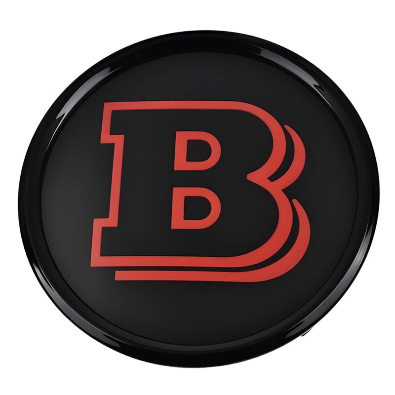 Logo Brabus Calandre Mercedes Classe C E GLC - vue arrière - Becquet Voiture