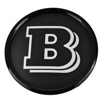 Logo Brabus Calandre Mercedes Classe C E GLC - vue de face - Becquet Voiture