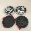 Logo Capot Ou Coffre Skoda Noir Mat Brillant Original