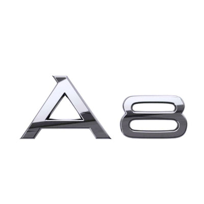 Logo Coffre Audi A1 A3 A4 A5 A6 A7 A8 Q - détail du montage 3 - Becquet Voiture