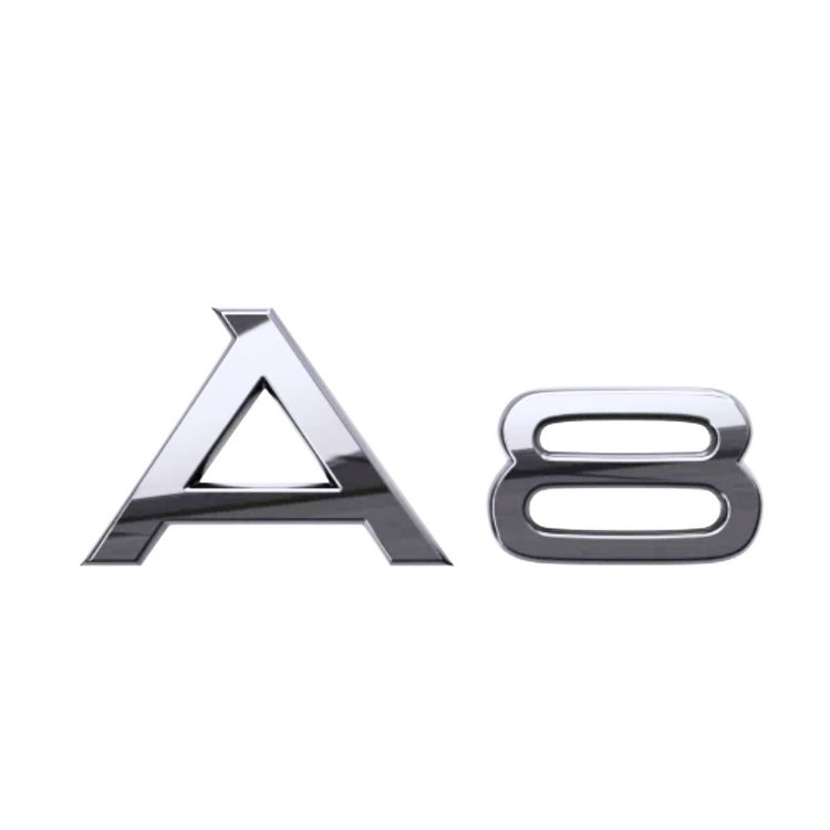 Logo Coffre Audi A1 A3 A4 A5 A6 A7 A8 Q - détail du montage 3 - Becquet Voiture