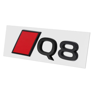 Logo Coffre Audi A1 A3 A4 A5 A6 A7 A8 Q - détail du montage 4 - Becquet Voiture