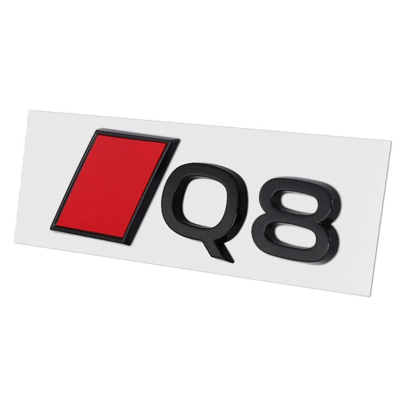 Logo Coffre Audi A1 A3 A4 A5 A6 A7 A8 Q - détail du montage 4 - Becquet Voiture