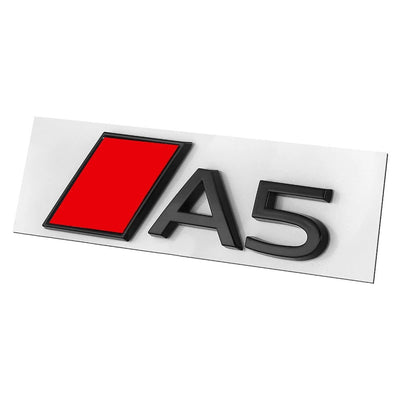 Logo Coffre Audi A1 A3 A4 A5 A6 A7 A8 Q - détail du montage 5 - Becquet Voiture