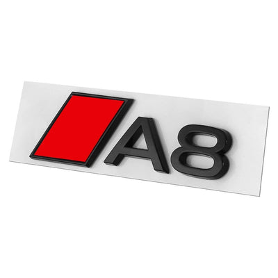 Logo Coffre Audi A1 A3 A4 A5 A6 A7 A8 Q - en situation 5 - Becquet Voiture