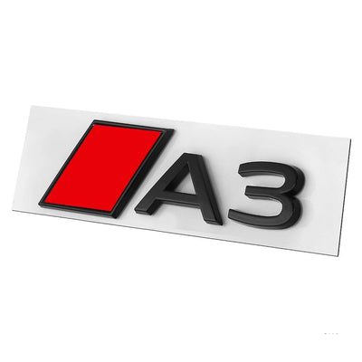 Logo Coffre Audi A1 A3 A4 A5 A6 A7 A8 Q - installé sur véhicule 5 - Becquet Voiture