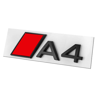 Logo Coffre Audi A1 A3 A4 A5 A6 A7 A8 Q - packshot studio 5 - Becquet Voiture