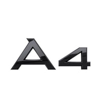 Logo Coffre Audi A1 A3 A4 A5 A6 A7 A8 Q - vue de dessus 2 - Becquet Voiture