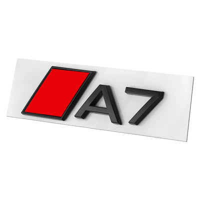 Logo Coffre Audi A1 A3 A4 A5 A6 A7 A8 Q - vue de dessus 5 - Becquet Voiture
