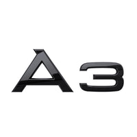 Logo Coffre Audi A1 A3 A4 A5 A6 A7 A8 Q - vue de face 2 - Becquet Voiture
