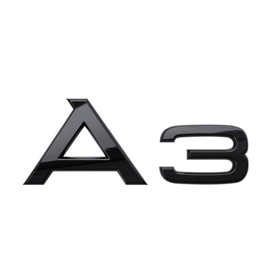Logo Coffre Audi A1 A3 A4 A5 A6 A7 A8 Q - vue de face 2 - Becquet Voiture