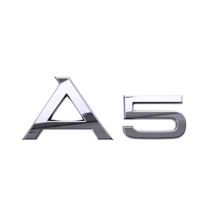 Logo Coffre Audi A1 A3 A4 A5 A6 A7 A8 Q - vue de profil 2 - Becquet Voiture