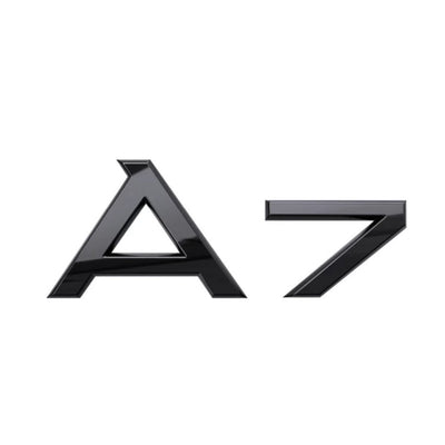 Logo Coffre Audi A1 A3 A4 A5 A6 A7 A8 Q - vue de profil 3 - Becquet Voiture