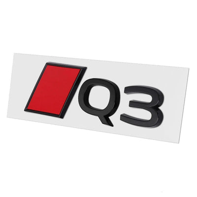 Logo Coffre Audi A1 A3 A4 A5 A6 A7 A8 Q - vue de trois-quarts 4 - Becquet Voiture
