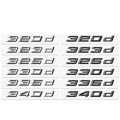 Logo Coffre BMW Série 3 316i 318i 320i 325i 330i - vue arrière - Becquet Voiture