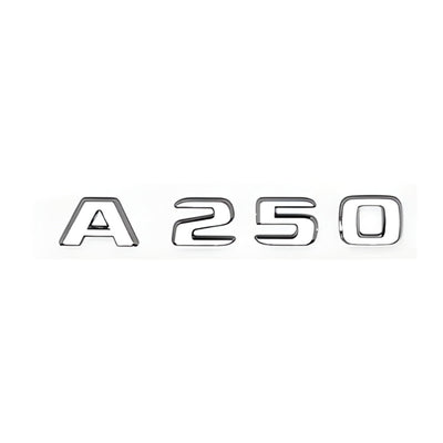 Logo Coffre Mercedes Classe A A35 A45S AMG - packshot studio 2 - Becquet Voiture