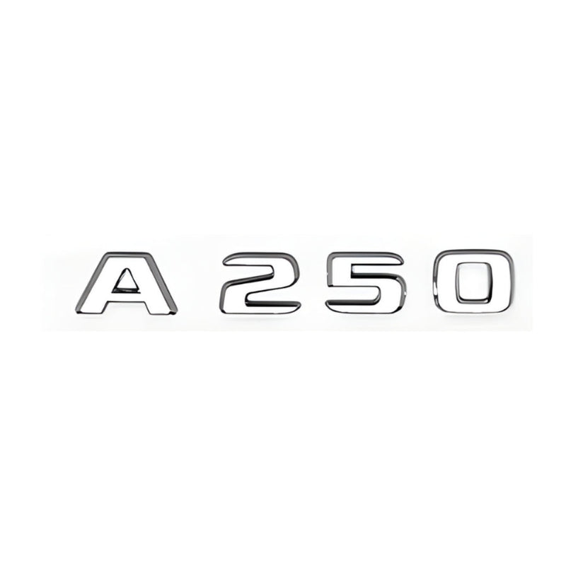 Logo Coffre Mercedes Classe A A35 A45S AMG - packshot studio 2 - Becquet Voiture