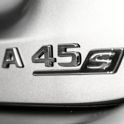 Logo Coffre Mercedes Classe A A35 A45S AMG - vue arrière - Becquet Voiture