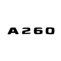Logo Coffre Mercedes Classe A A35 A45S AMG - vue de dessus - Becquet Voiture