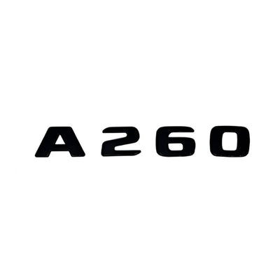 Logo Coffre Mercedes Classe A A35 A45S AMG - vue de dessus - Becquet Voiture